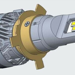 ★いい雰囲気 1年保証 NEW ハロゲン色 車検クリア 当時の輝き 60w×2 LEDバルブ 702K-4500k 6000lm×2 EF EG シビック サイバーCR-X ビートの画像4