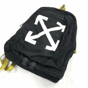 4/5OM-G2301★OFF-WHITE/EASY BACKPACK/イージーバックパック/ポリアミド/ブラック/リュック/DA0/DE0