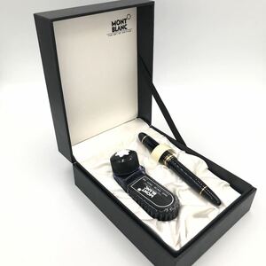 4/17ID-G2340★モンブラン MONTBLANC ★万年筆 ★14K/箱付き/インク/筆記用具/文具/DH0/EB0