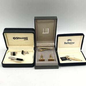 4/17MI-G2362★カフス タイピンまとめ★dunhill ダンヒル★Burberryバーバリー/accessory/アクセサリー/CE0/DA4の画像1