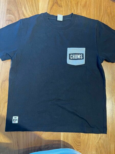 チャムス CHUMS tシャツ PKT CH01-1779 M ブラック