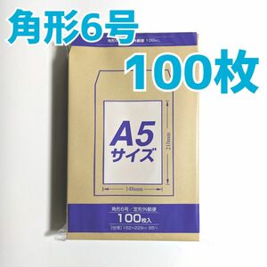 マルアイ　角形6号　100枚　封筒　162×229　A5　包装　資材　発送　梱包