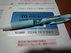 三越伊勢丹ホールディングス　株主様ご優待カード　限度額８０万円　２０２４年７月３１日まで