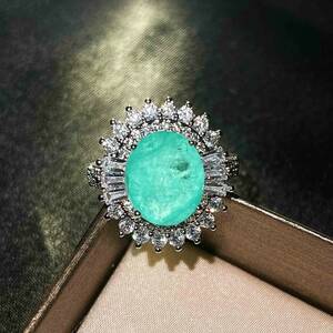 palaiba tourmaline ring ring immediately delivery is possible to do. now popular .. middle Trend. goods 