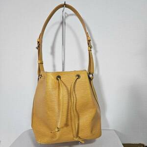 《1円スタート》LV　ルイヴィトン　エピ　プチノエ　ショルダーバッグ　イエロー　L2646