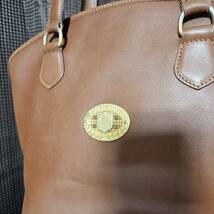 《1円スタート》Burberry　バーバリー　　レザー　ショルダーバッグ　ブラウン　B5090_画像7