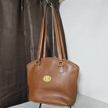 《1円スタート》Burberry　バーバリー　　レザー　ショルダーバッグ　ブラウン　B5090_画像1