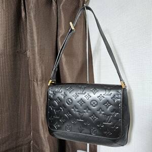 《1円スタート》LV　ルイヴィトン　ヴェルニ　トンプソンストリート　ショルダーバッグ　ブラック　L4050