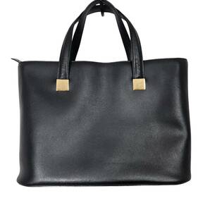 《1円スタート》CELINE セリーヌ ロゴ金具 ハンドバッグ ブラック CE4906の画像1