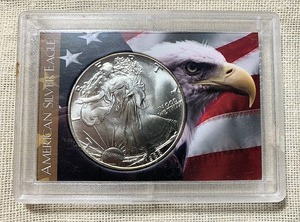 アメリカ銀貨 1988年 ウォーキングリバティ 1ドル銀貨 イーグル銀貨 1オンス ケース入り