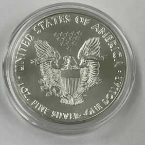 ★☆E-44 2021年 アメリカンイーグル銀貨 クリアケース付き♪シルバー 1ドル ウォーキングリバティ 1オンス 1oz シルバー コイン ★☆の画像2