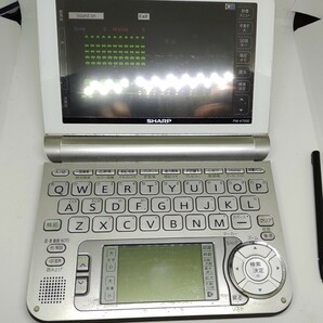 SHARP Brain PW-A7000 テトリス,インベーダー ポメラ winCE導入可能 電子辞書 リトルチャロ TOEIC 生活総合 120コンテンツ 100動画 カラーの画像3