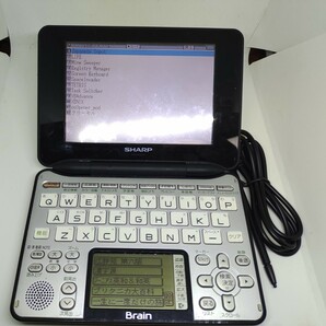 SHARP Brain PW-AC910 テトリス,インベーダー windowsCE導入可能 電子辞書 シャープ USB 広辞苑 英会話,TOEIC,全訳古語の画像6