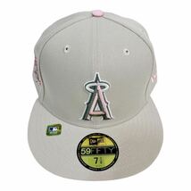 2023名作大谷翔平着用　母の日モデル　ロサンゼルス・エンゼルス　ニューエラ　 59FIFTY NEW ERA MOTHERS DAY 77/8 ドジャース_画像3