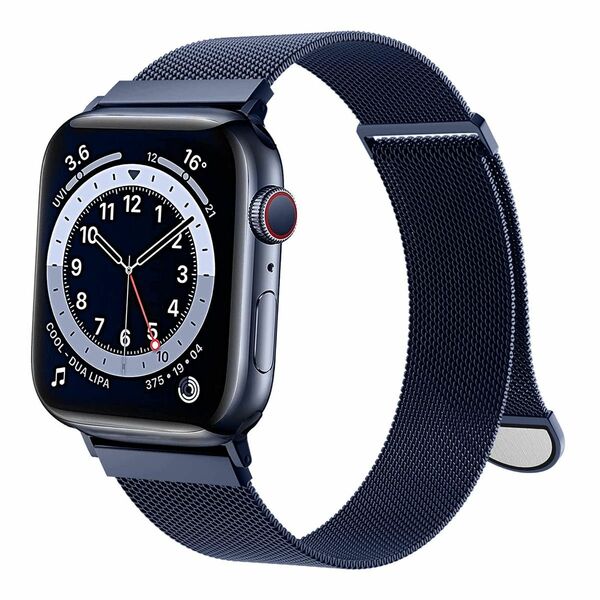 CAERMA コンパチブル Apple Watch バンド 49mm ダークブル