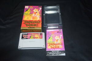  Super Famicom soft Dragons Magic 