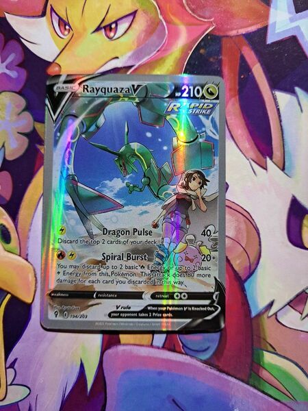 ポケモンカード　レックウザV　acg カード　ポケカ