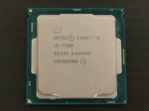 Intel Core i5-7500 【CPU】