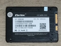 Zheino S1 2.5inch SATA Solid State Drive 256GB 【内蔵型SSD】_画像3