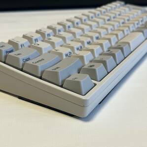 PFU キーボード HHKB Professional HYBRID Type-S 日本語配列／白 （専用吸震マット付き）・HHKB用ウッドパームレスト付きの画像8