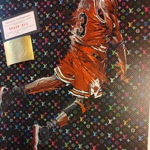 DEATH NYC 世界限定100枚 アートポスター マイケル ジョーダン MICHAEL　JORDAN バスケットボール LOUISVUITTON　ルイヴィトン　バンクシー_画像3