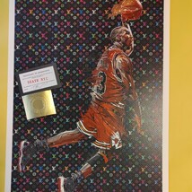 DEATH NYC 世界限定100枚 アートポスター マイケル ジョーダン MICHAEL　JORDAN バスケットボール LOUISVUITTON　ルイヴィトン　バンクシー_画像4