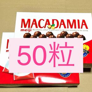 49 お得大量　50粒　明治　大箱　マカダミア　チョコレート　クーポン利用　ポイント消化 お菓子詰め合わせ　マカダミアナッツ