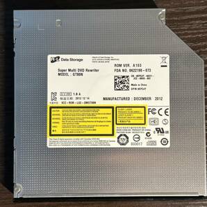 【中古動作品】 DVDスーパーマルチドライブ 送料無料 Hitachi LG GT80N 12.7mm厚 SATA 内蔵 スリム ブラックベゼルの画像1