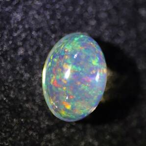 紙吹雪みたい メキシコ産 ウォーターオパール 1.9ct 9.6*6.7*5mm 天然オパール ルースの画像1