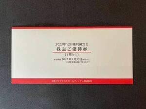 【送料無料】最新 マクドナルド　株主優待券　1冊 有効期限 2024年9月30日まで