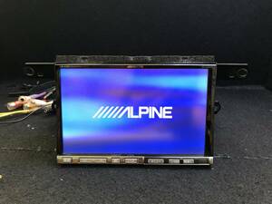 ALPINE 8 -inch HDD navi VIE-X088 iPhone music reproduction CD recording DVD AUX LED liquid crystal Prius map data -2010 year 653758