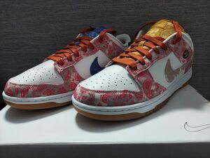 NIKE BY YOU DUNK LOW UNLOCKED ペイズリー柄　未使用品　ウィメンズ