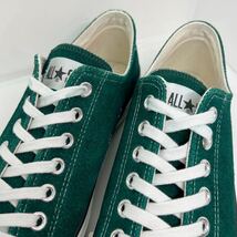 新品 未使用★コンバース 日本製オールスター 限定 Suede AS J OX Green グリーン スウェード CONVERSE 2NHR 27cm US8.5 ALLSTAR LOW_画像6