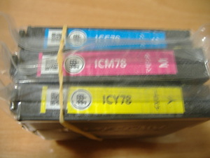 EPSON IC4CL78 インクカートリッジ CMY 3色セット