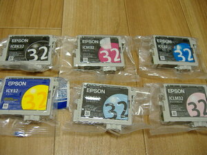 EPSON IC6CL32 インクカートリッジカラー6色セット 