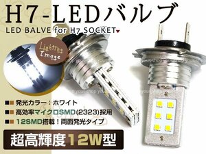 HONDA YZF-R1(輸入車) 2SG LED 12W H7 バルブ ヘッドライト 12V/24V ホワイト CREE リレーレス ファンレス ライト COB