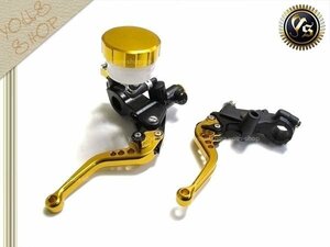 Master Cylinder Lever Set Custom Bike Ape xr100 Monkey Gorilla Grom CB400FOUR RVF400 YZF-R6 Золото