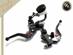 Master Cylinder Lever Set Custom Bike APE XR100 Monkey Gorilla Grom CB400SF NSR250R YZF-R1 Black