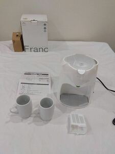 未使用 Francfranc フランフラン 2cup コーヒーメーカー DCM-0703F ドリップ式 DCM-0703 k6645