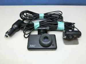 [K932] TEC ドライブレコーダー 前後方 2カメラ