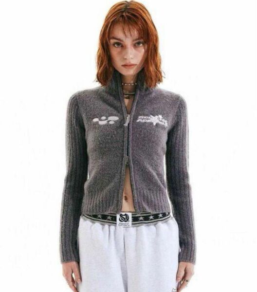 SCULPTOR Atom Zip-up Sweater Deep