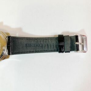 KING SEIKOキングセイコー 44KS 4402-8000 シルバー文字盤 SEIKO製レザーバンド クロコ型押し 手巻き メンズ腕時計 稼働品の画像8
