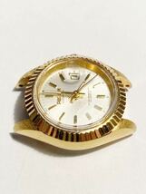 RICHO リコー 22 JEWELS ゴールドメッキ レディース腕時計 自動巻 稼働品_画像3