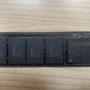 【動作品】apple純正SSD 128GB MacBook Air A1465 A1466 2013～2017 / Pro A1502 A1398 2013～2015等専用  TOSHIBA製 送料無料の画像2