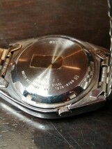 #224 SEIKO5 セイコーファイブ 自動巻 7S26-8760 腕時計 シルバー 文字盤 ブルー オートマチック メンズ _画像4