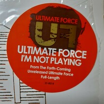 ULTIMATE FORCE / I'M NOT PLAYING /US正規再発/DIAMOND D/ミドルスクール/HYPE STICKER_画像3