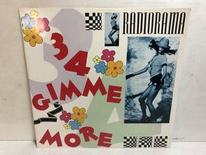 40419S 輸入盤 12inch EP★RADIORAMA/3,4 GIMME MORE★RA 10/90