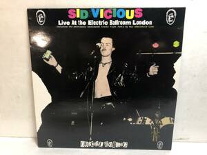 40420S UK盤 12inch LP★SID VICIOUS/LIVE AT THE ELECTRIC BALLROOM LONDON★JOCK LP2