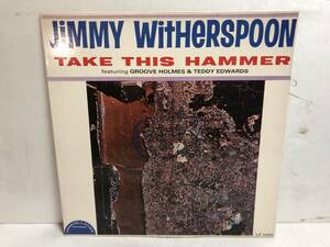 40428S 輸入盤 12inch LP★JIMMY WHITHERSPOON/TAKE THIS HAMMER★FRS-580