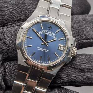 中古 保証書あり ヴァシュロンコンスタンタン VACHERON CONSTANTIN オーヴァーシーズ ミディアム 42052/423A デイト 自動巻 メンズ 腕時計の画像1